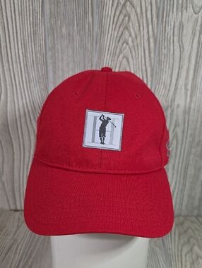 Under Armour PGA Tour Red Golf Hat Adult One Size Fits All